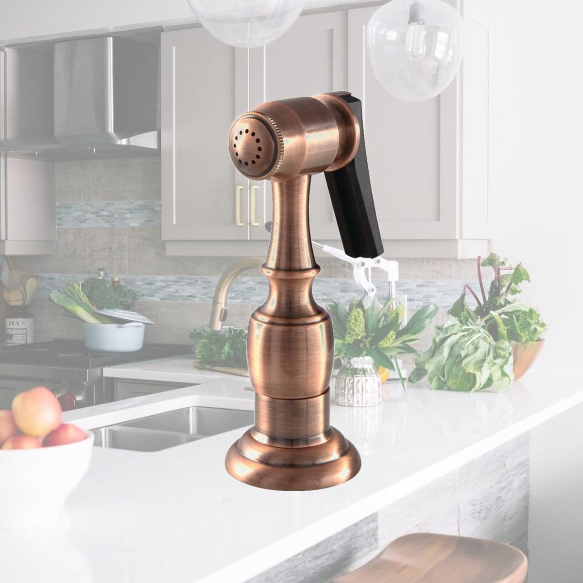Picture of Kingston Brass KBSPR6AC Kitchen Side Sprayer, Antique Copper