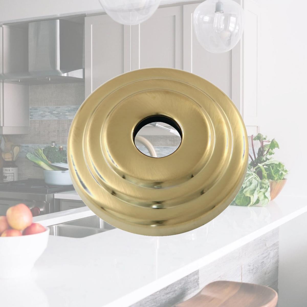 Picture of Kingston Brass FLCLASSIC7 Made to Match 0.75 in. Decor Escutcheon, Brushed Brass