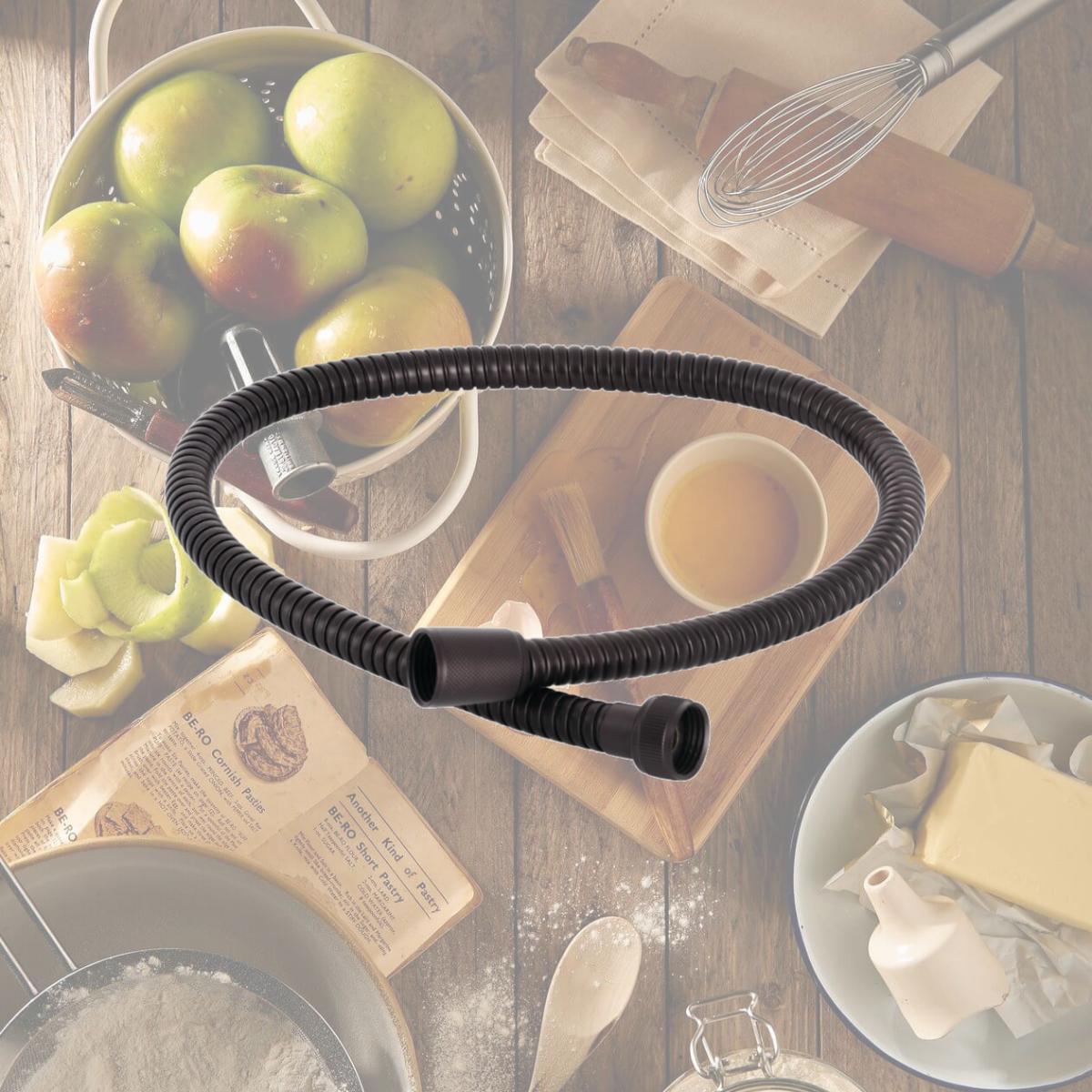 Picture of Kingston Brass KBSPRHOSE305 Gourmet Scape 30 in. Stainless Steel Hose, Oil Rubbed Bronze