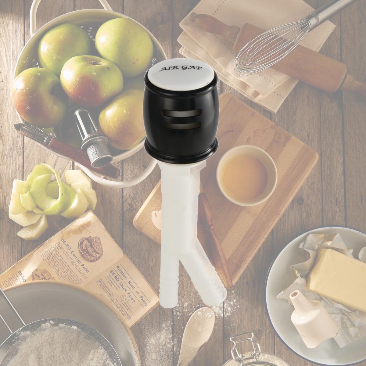 Picture of Kingston Brass K511MB Heritage Dishwasher Air Gap, Matte Black