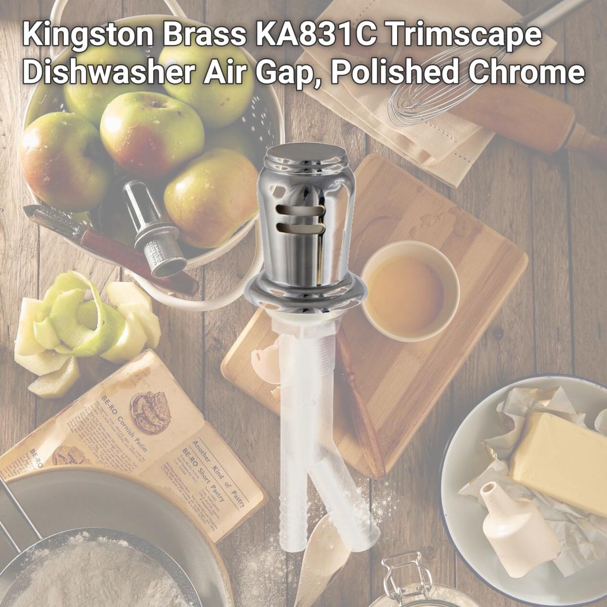 Picture of Kingston Brass KA831C Trimscape Dishwasher Air Gap, Polished Chrome