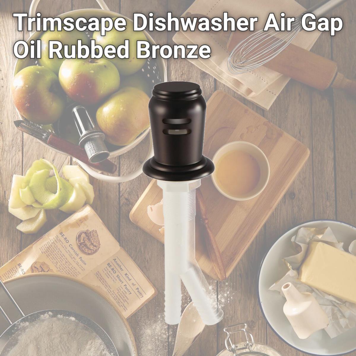 Picture of Kingston Brass KA831ORB Trimscape Dishwasher Air Gap, Oil Rubbed Bronze