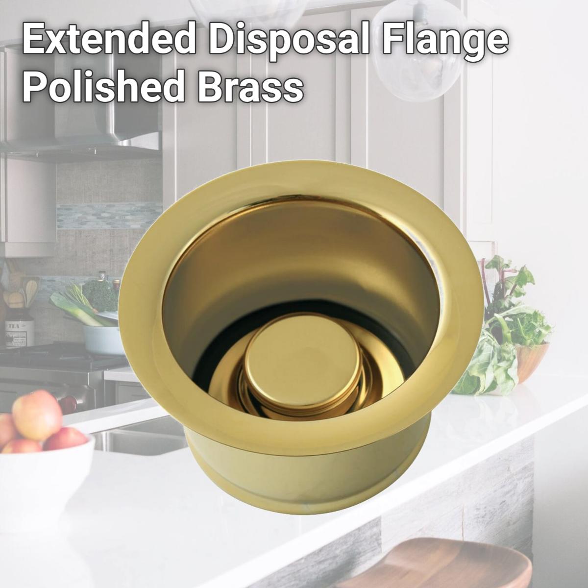 Picture of Kingston Brass BS2002 Extended Disposal Flange, Polished Brass