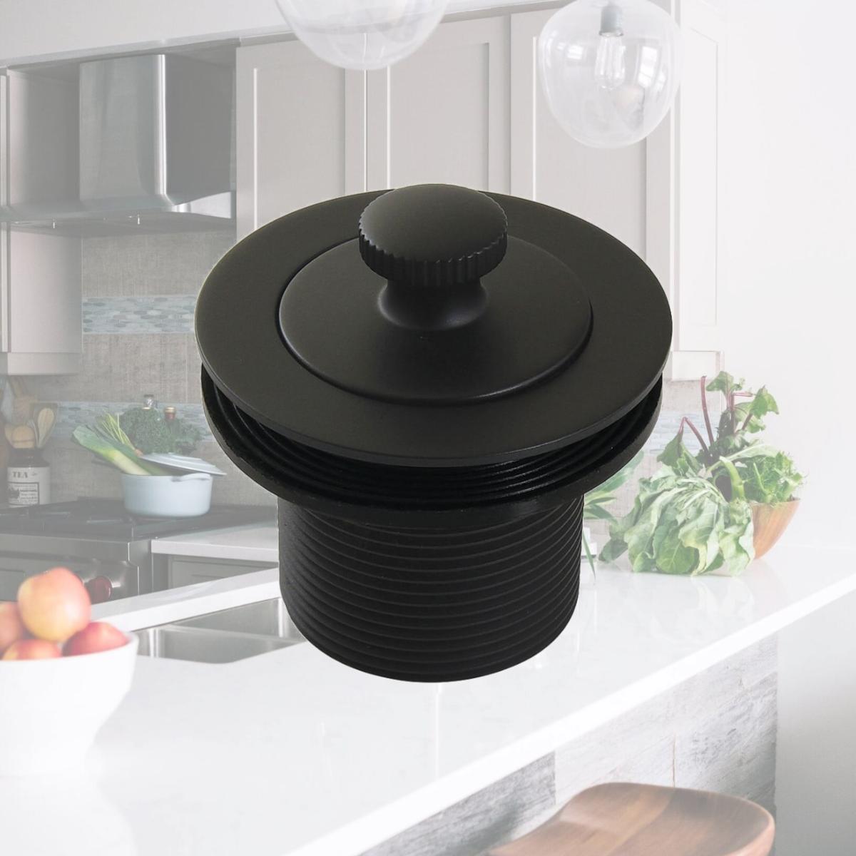 Picture of Kingston Brass DLT15MB 1.5 in. Lift & Turn Tub Drain with 1.5 in. Body Thread, Matte Black