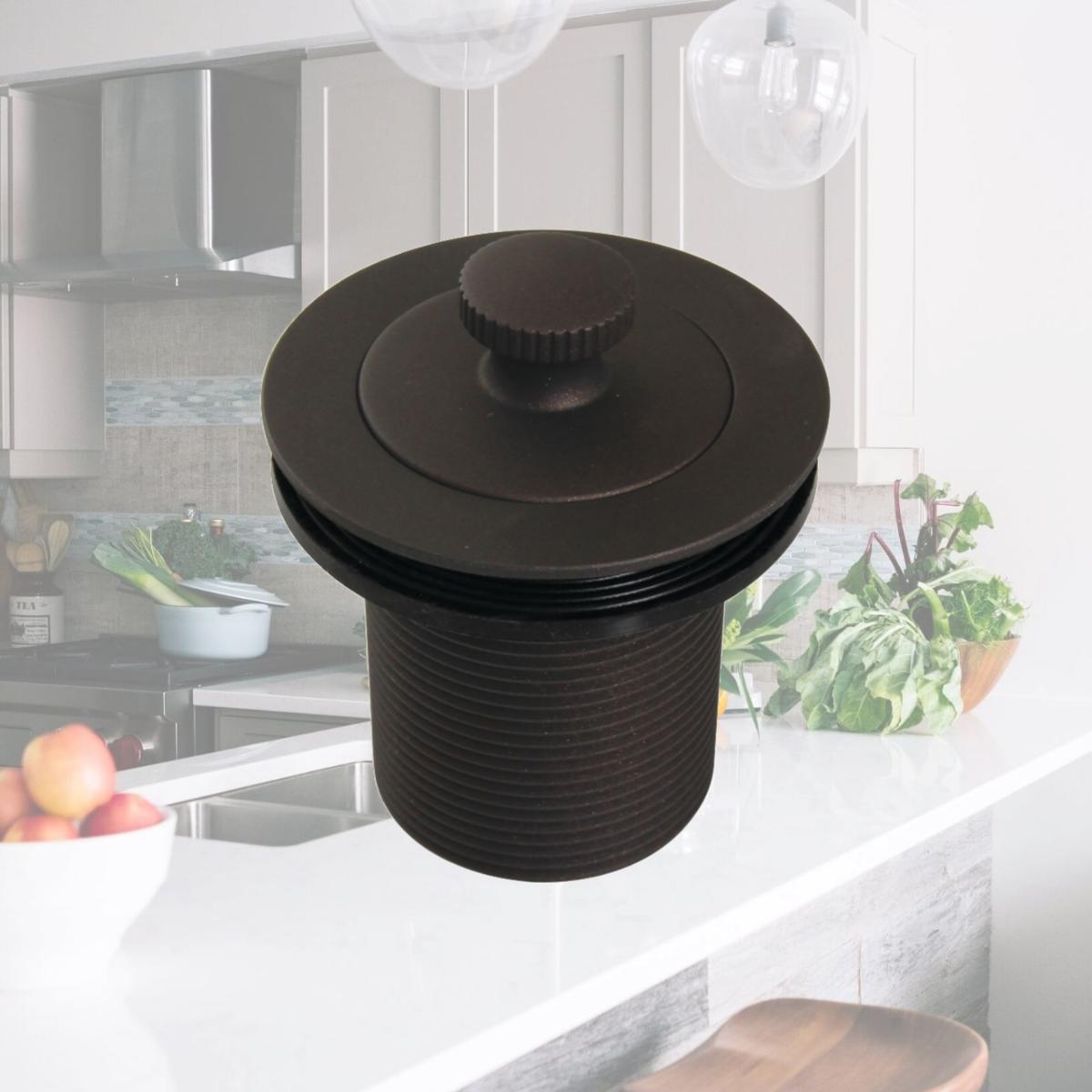 Picture of Kingston Brass DLT20ORB 1.5 in. Lift & Turn Tub Drain with 2 in. Body Thread, Oil Rubbed Bronze