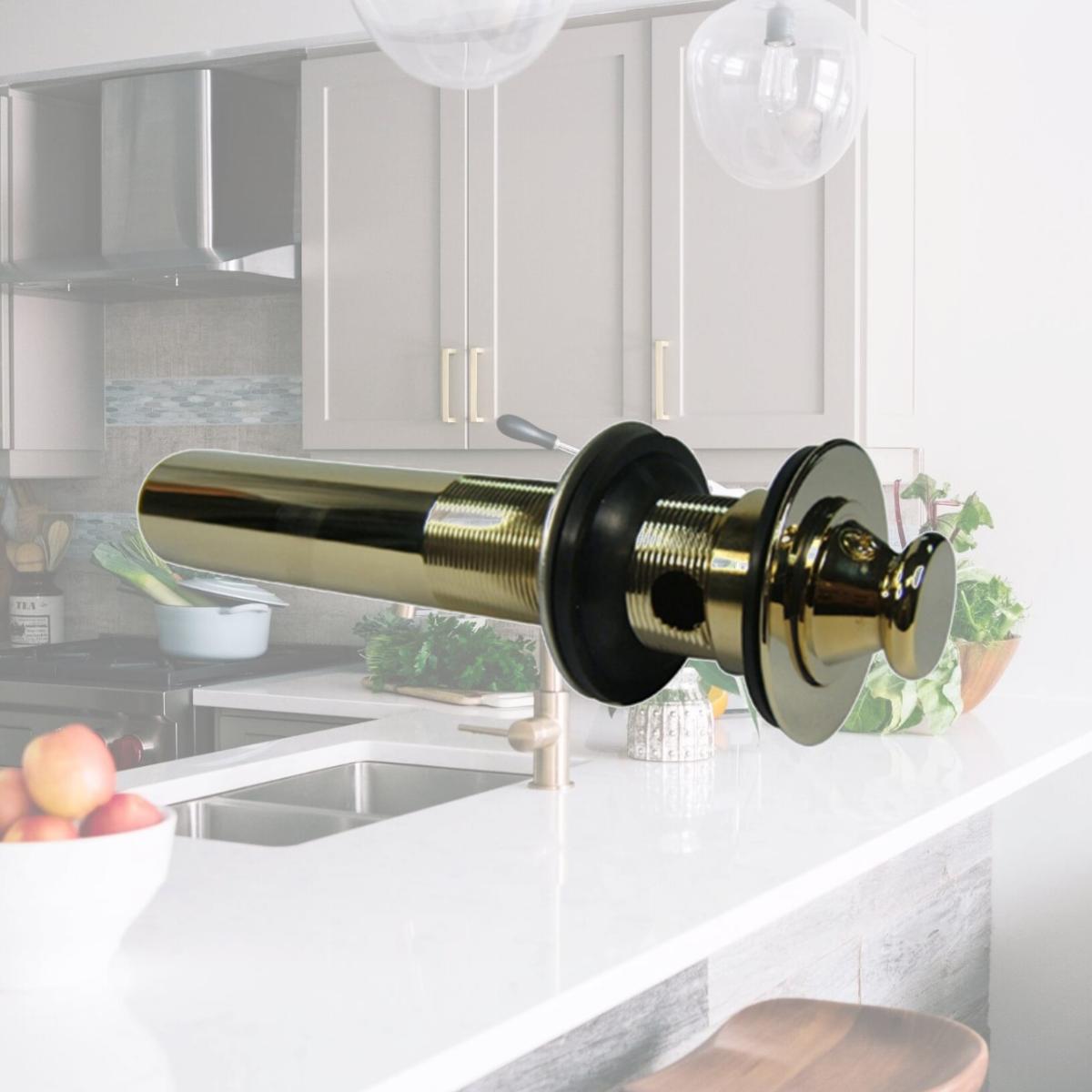 Picture of Kingston Brass KB3002 Kingston Lift And Turn Sink Drain - Polished Brass
