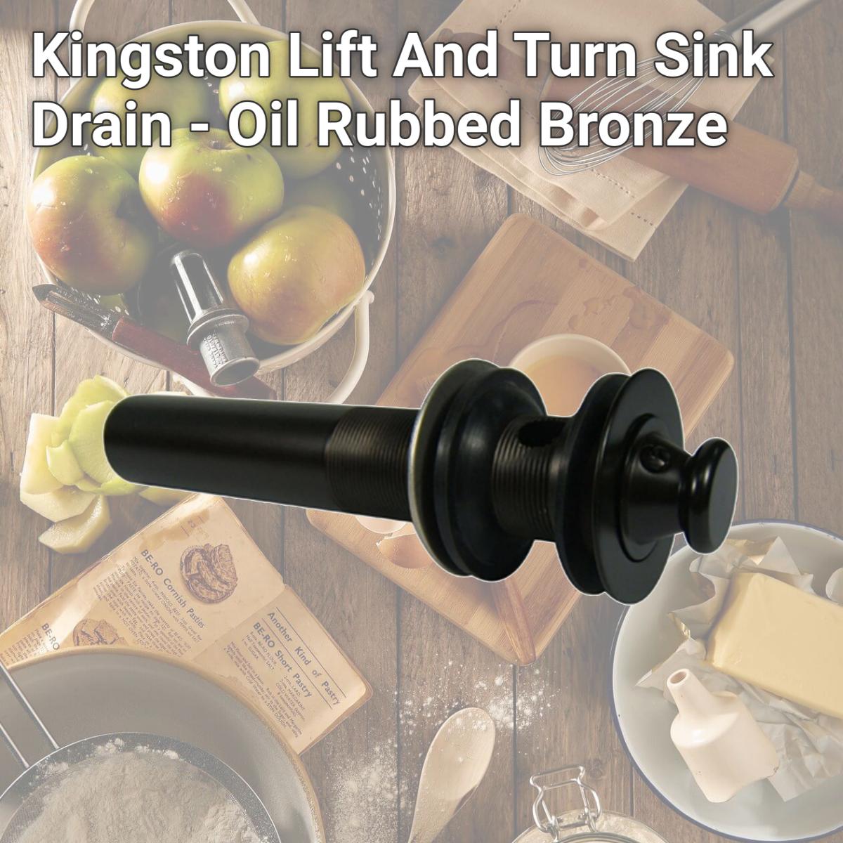 Picture of Kingston Brass KB3005 Kingston Lift And Turn Sink Drain - Oil Rubbed Bronze