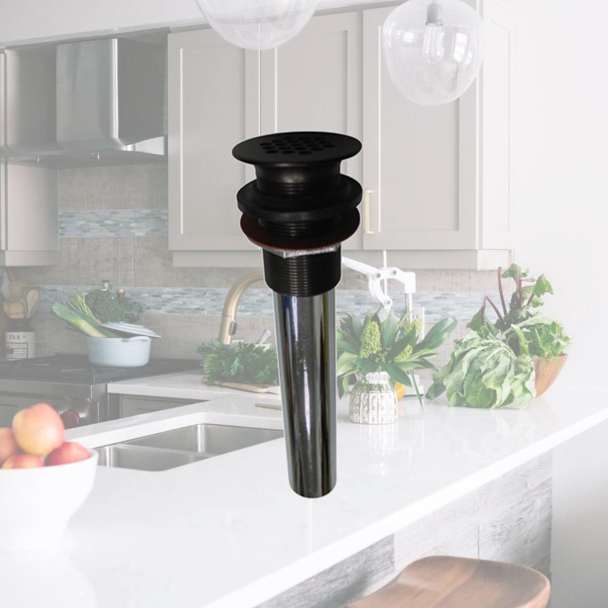 Picture of Kingston Brass KB4005 Kingston Solid Grid Drain For Vessel Sink - Oil Rubbed Bronze