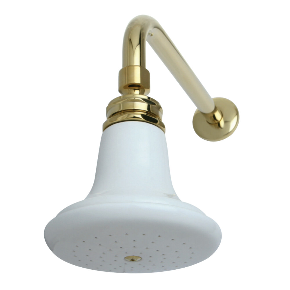 UPC 663370223617 product image for P50PBCK 12 in. Victorian Ceramic Showerhead with Shower Arm Combo, Polished Bras | upcitemdb.com