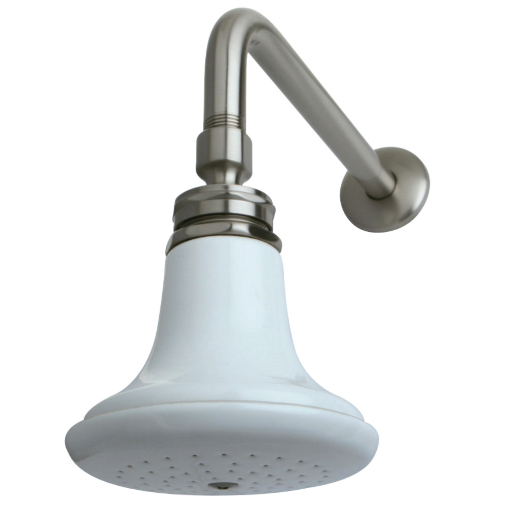 UPC 663370223624 product image for P50SNCK 12 in. Victorian Ceramic Showerhead with Shower Arm Combo, Brushed Nicke | upcitemdb.com