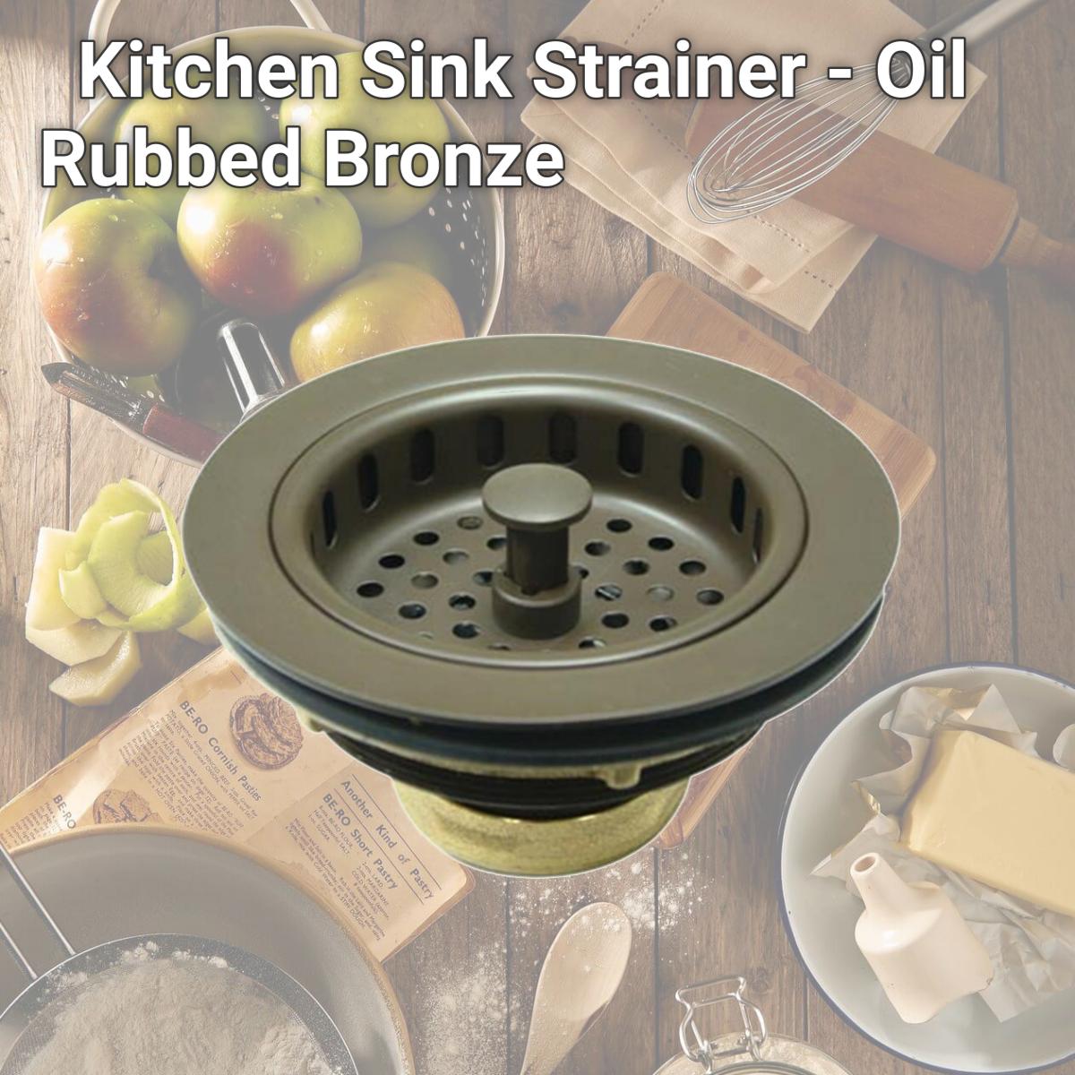 Picture of Kingston Brass KBS1005 Kitchen Sink Strainer - Oil Rubbed Bronze