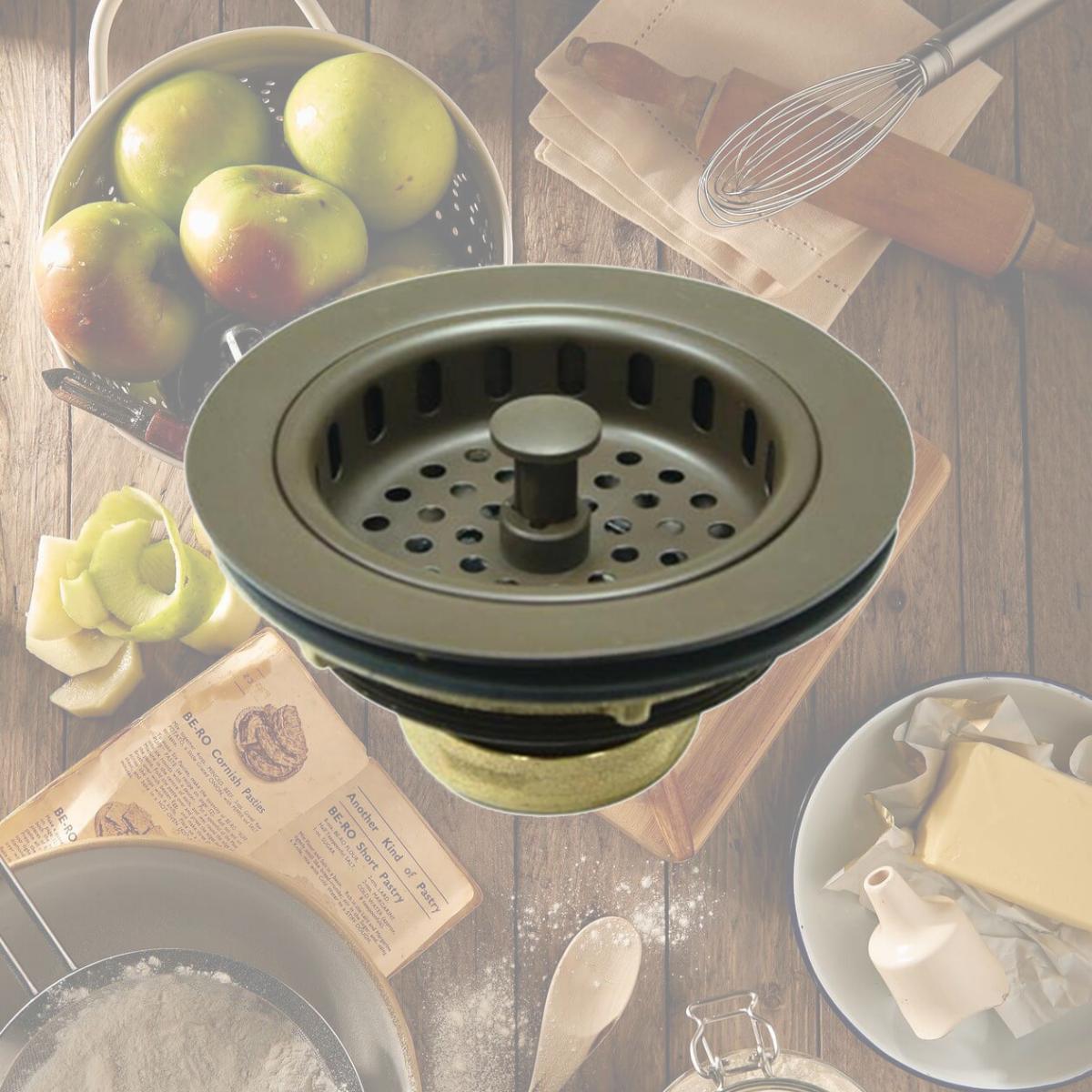 Picture of Kingston Brass KBS1005 Kitchen Sink Strainer - Oil Rubbed Bronze