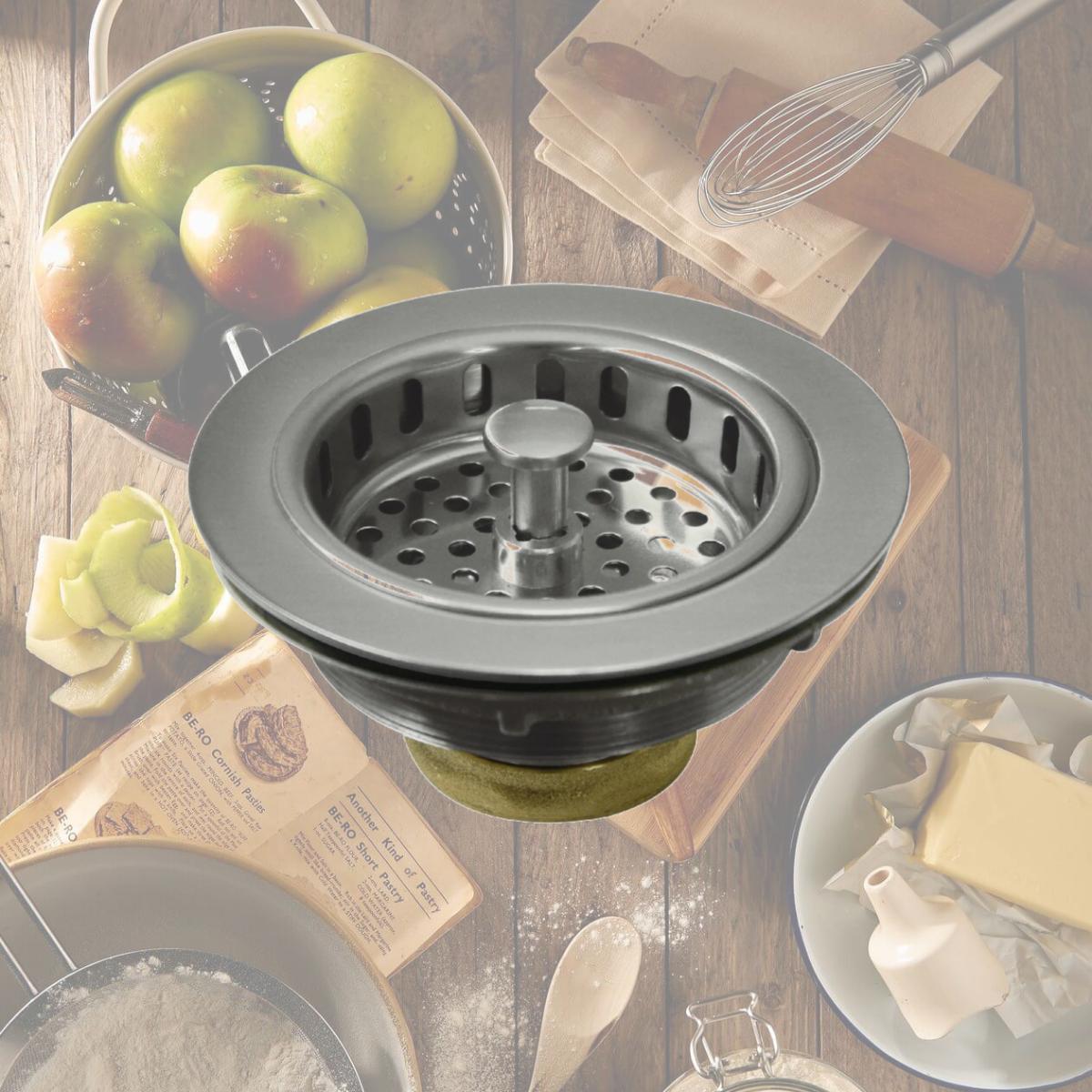 Picture of Kingston Brass KBS1008 Kitchen Sink Strainer - Brushed Nickel