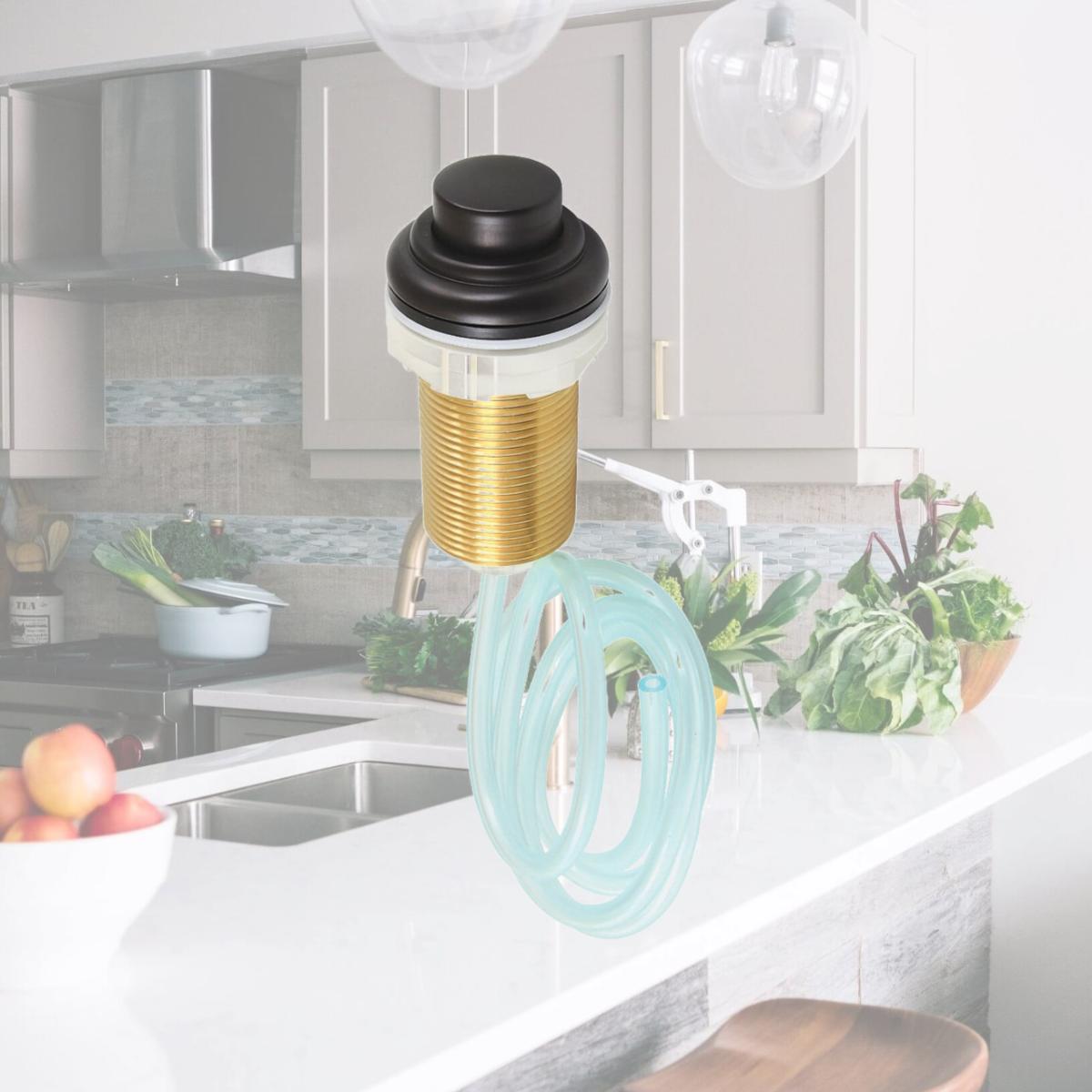 Picture of Kingston Brass KAT215 Gourmetier Garbage Disposal Air Switch Button, Oil Rubbed Bronze