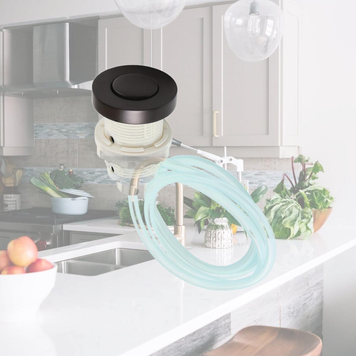 Picture of Kingston Brass KAM315 Gourmetier Garbage Disposal Air Switch Button, Oil Rubbed Bronze