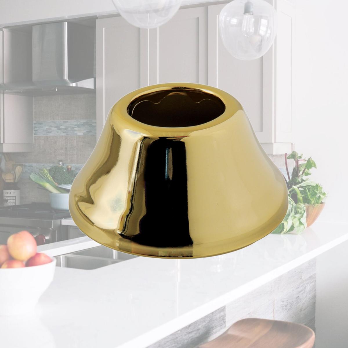 Picture of Kingston Brass FLBELL11432 1.25 in. ID x 3 in. OD Bell Flange, Polished Brass