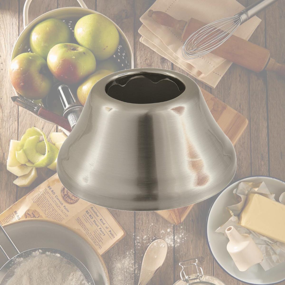 Picture of Kingston Brass FLBELL11438 1.25 in. ID x 3 in. OD Bell Flange, Brushed Nickel