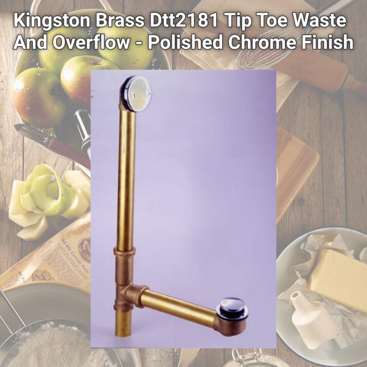 Picture of Kingston Brass Dtt2181 Tip Toe Waste And Overflow - Polished Chrome Finish