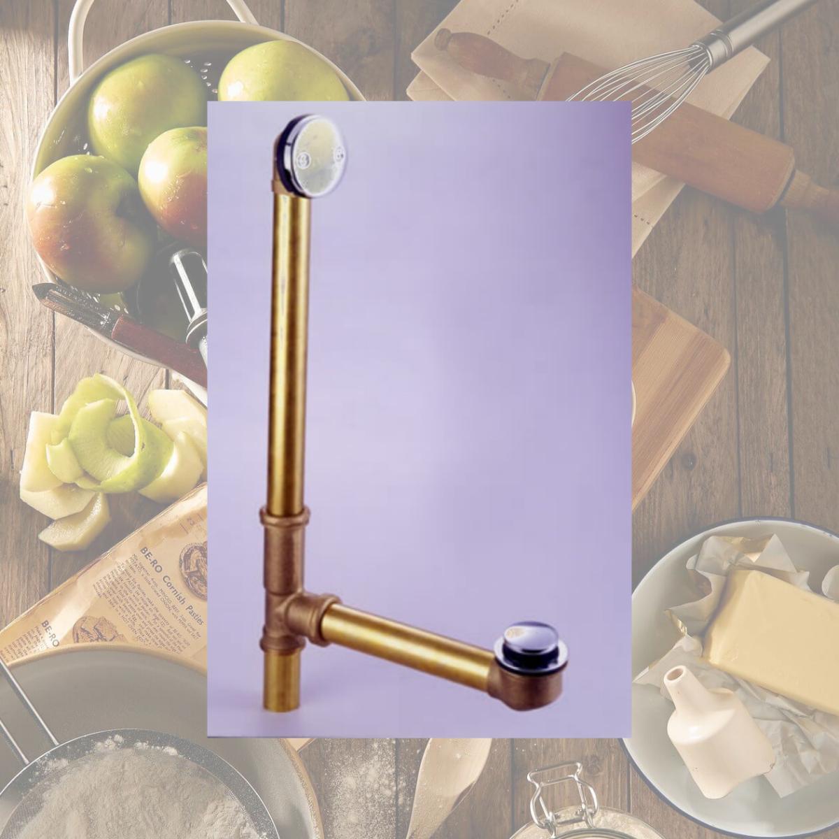Picture of Kingston Brass Dtt2181 Tip Toe Waste And Overflow - Polished Chrome Finish
