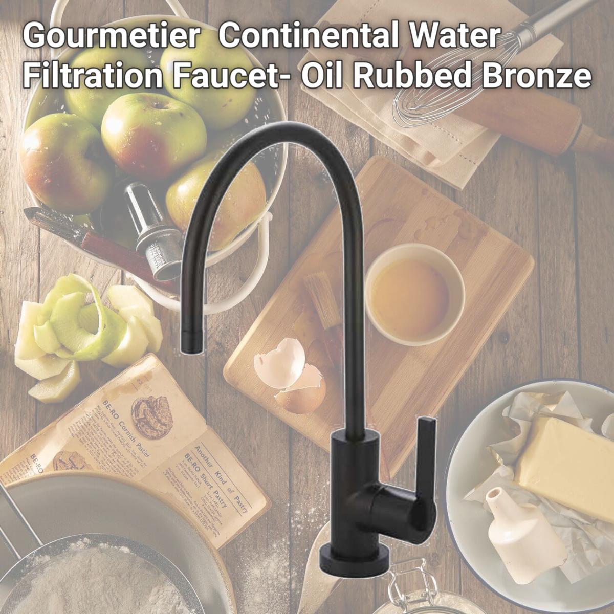 Picture of Kingston Brass KS8195CTL Gourmetier KS8195CTL Continental Water Filtration Faucet- Oil Rubbed Bronze