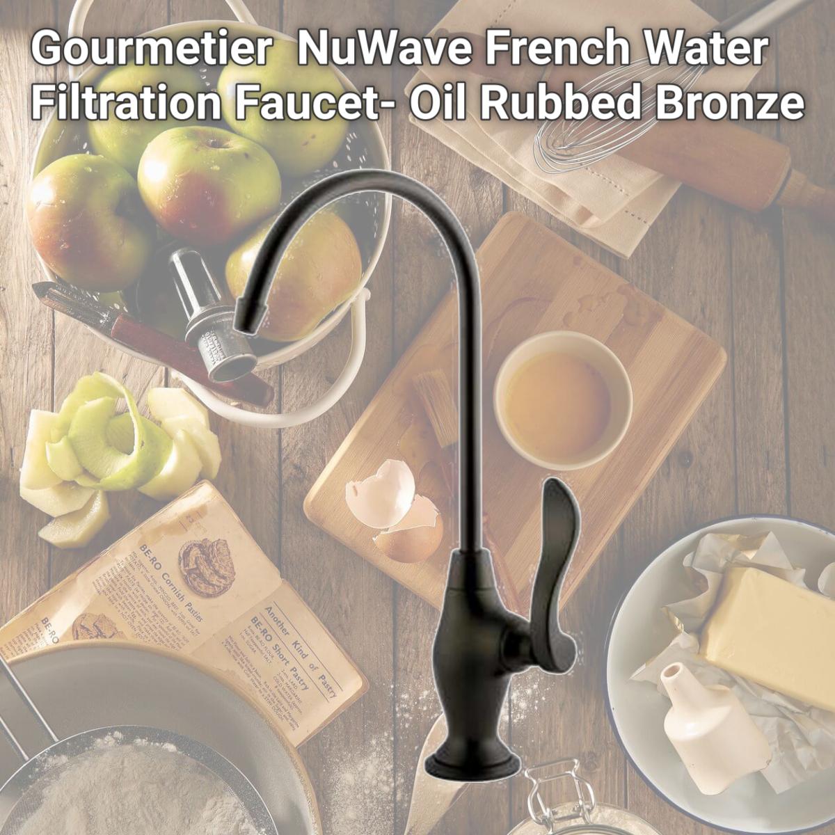 Picture of Kingston Brass KS3195NFL Gourmetier KS3195NFL NuWave French Water Filtration Faucet- Oil Rubbed Bronze