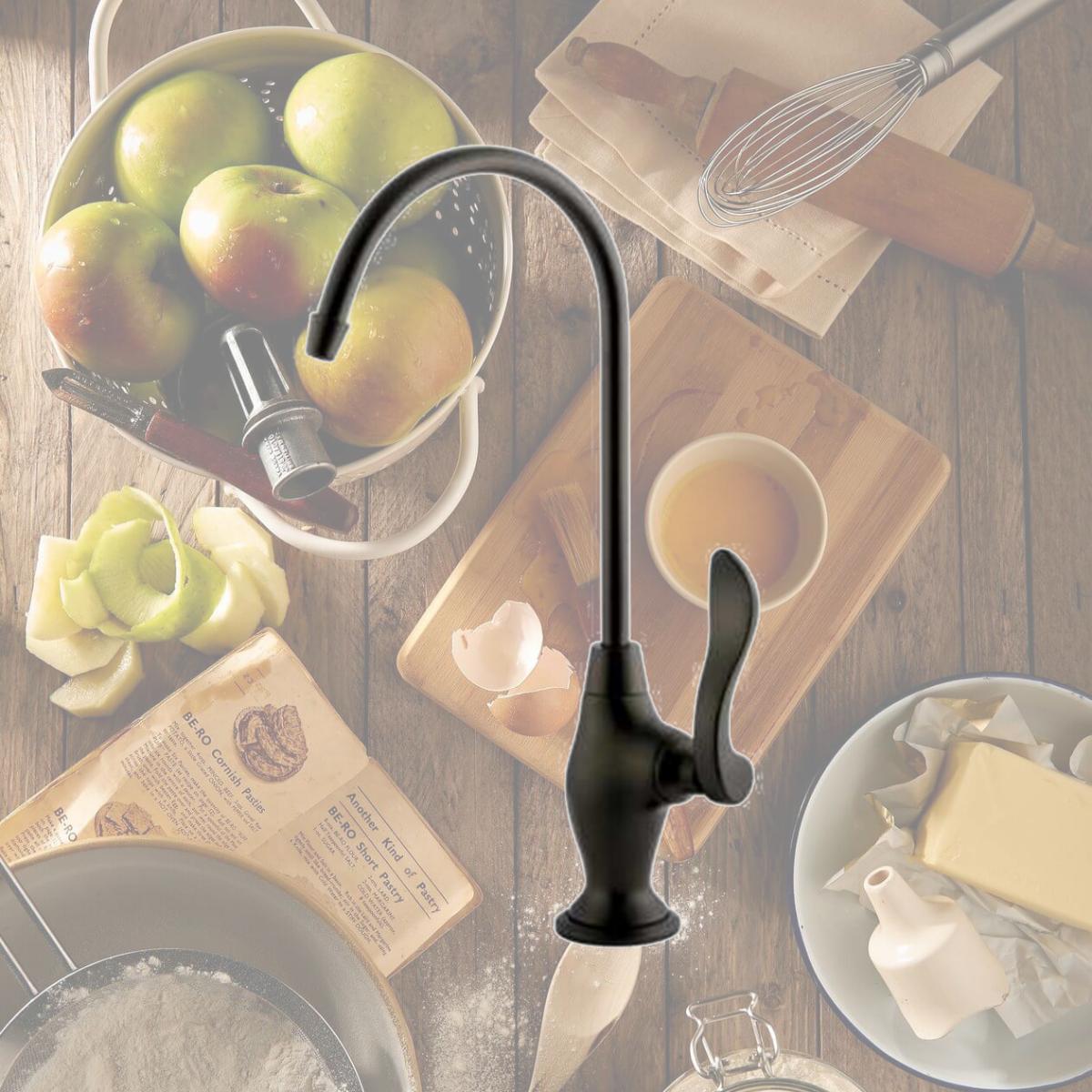 Picture of Kingston Brass KS3195NFL Gourmetier KS3195NFL NuWave French Water Filtration Faucet- Oil Rubbed Bronze