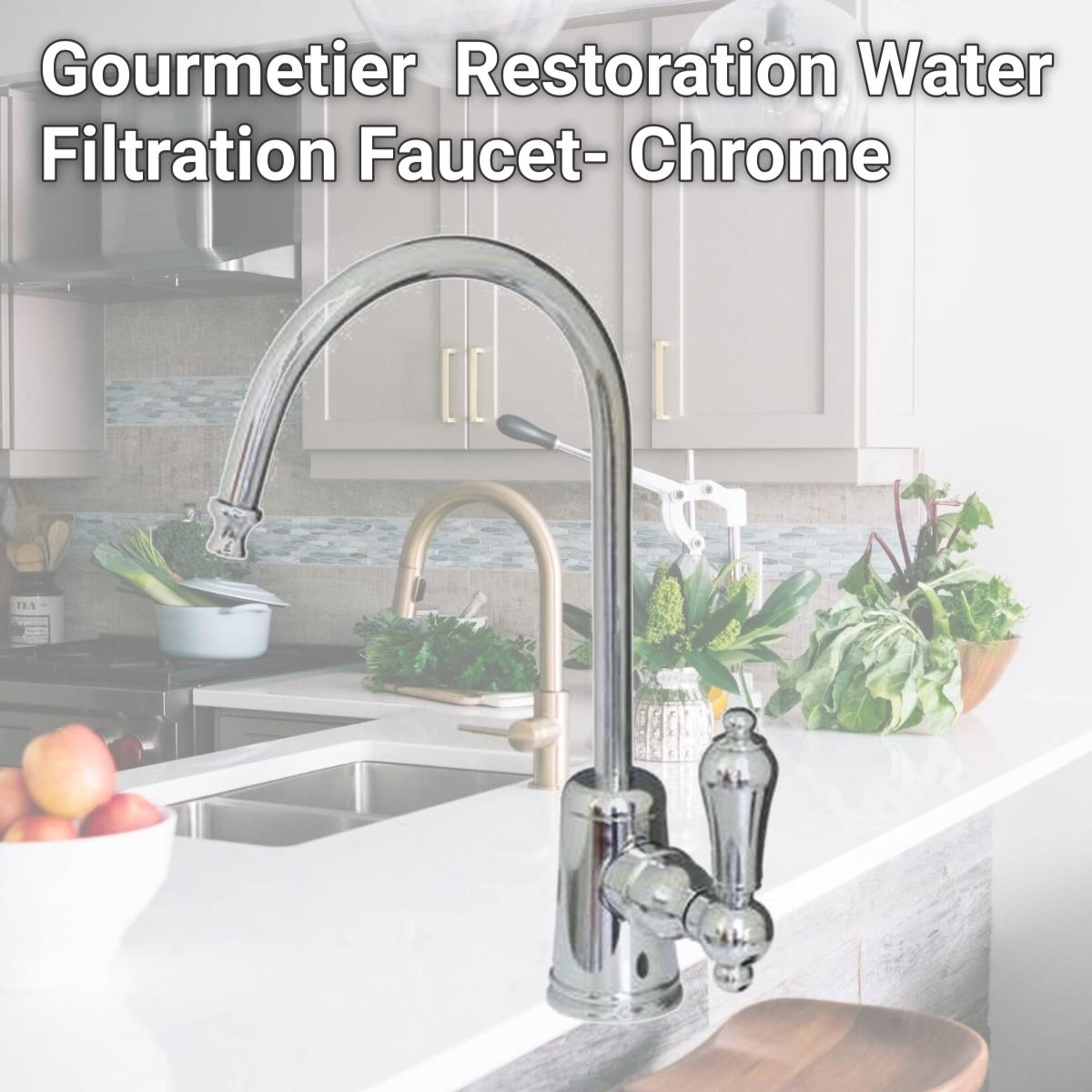 Picture of Kingston Brass KS7191AL Gourmetier KS7191AL Restoration Water Filtration Faucet- Chrome