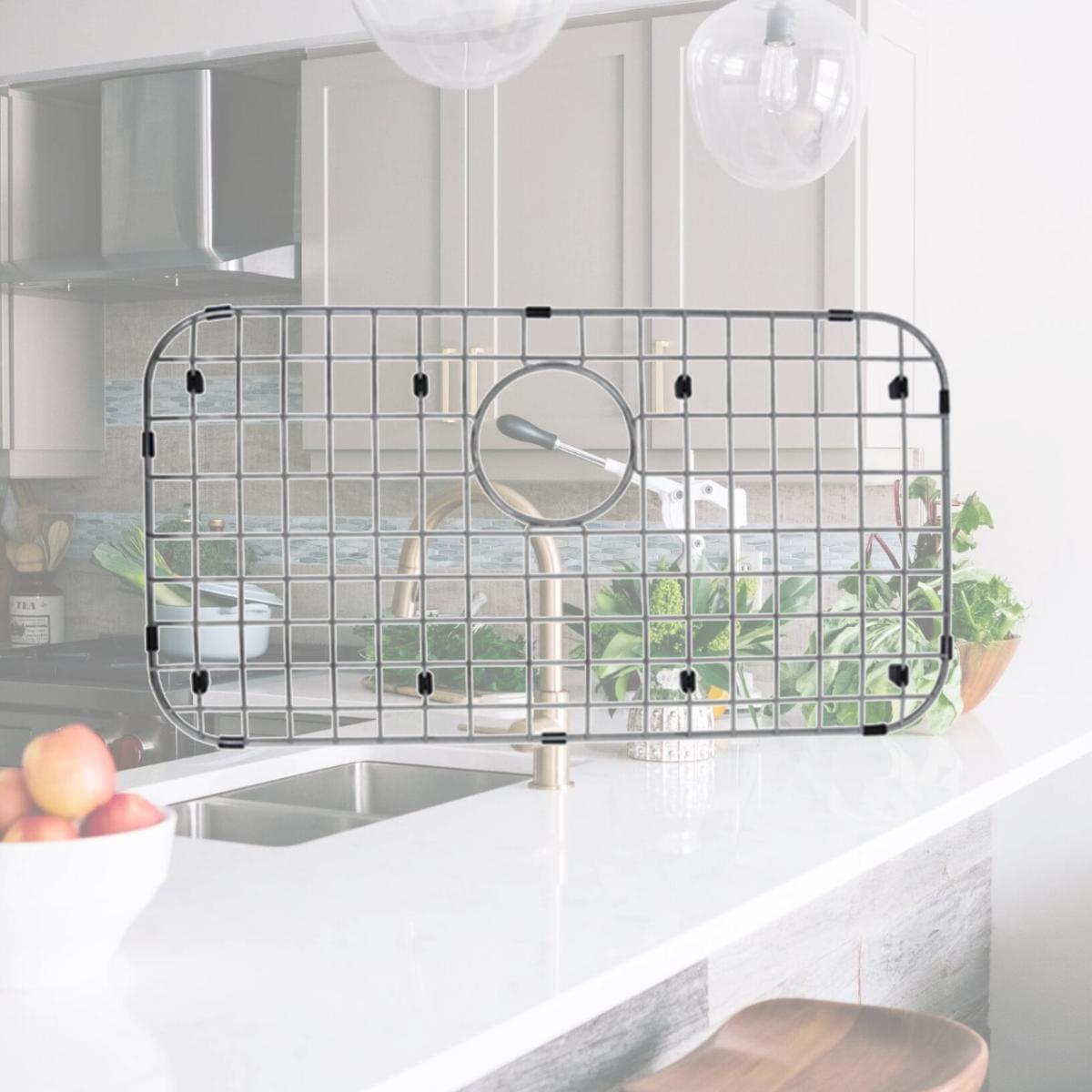 Picture of Kingston Brass GWKUS3018 Gourmetier Loft GWKUS3018 Stainless Steel Grid -L-25.8 in.X-W-13.8 in.