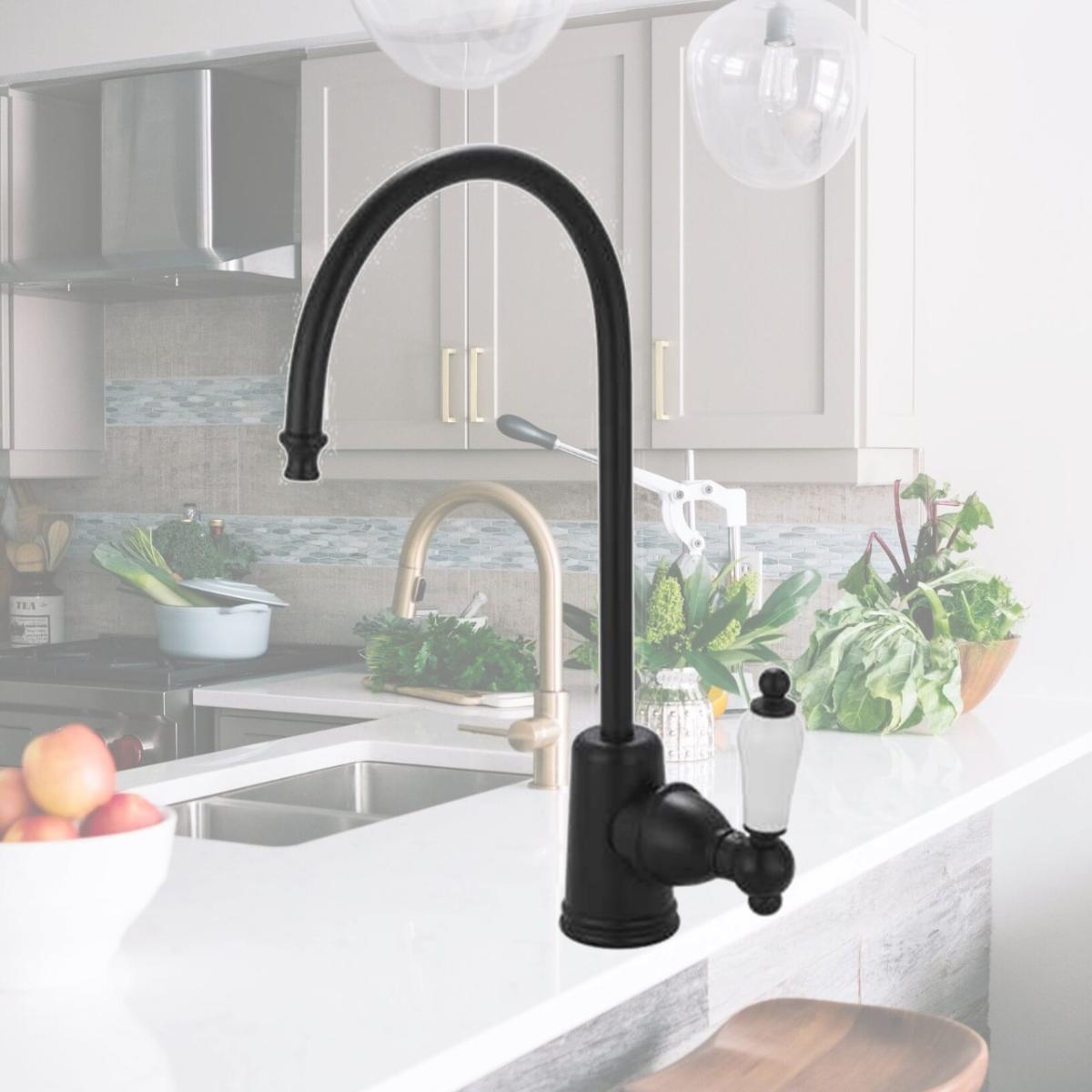 Picture of Kingston Brass KS7195PL Gourmetier KS7195PL Victorian Water Filtration Faucet- Oil Rubbed Bronze