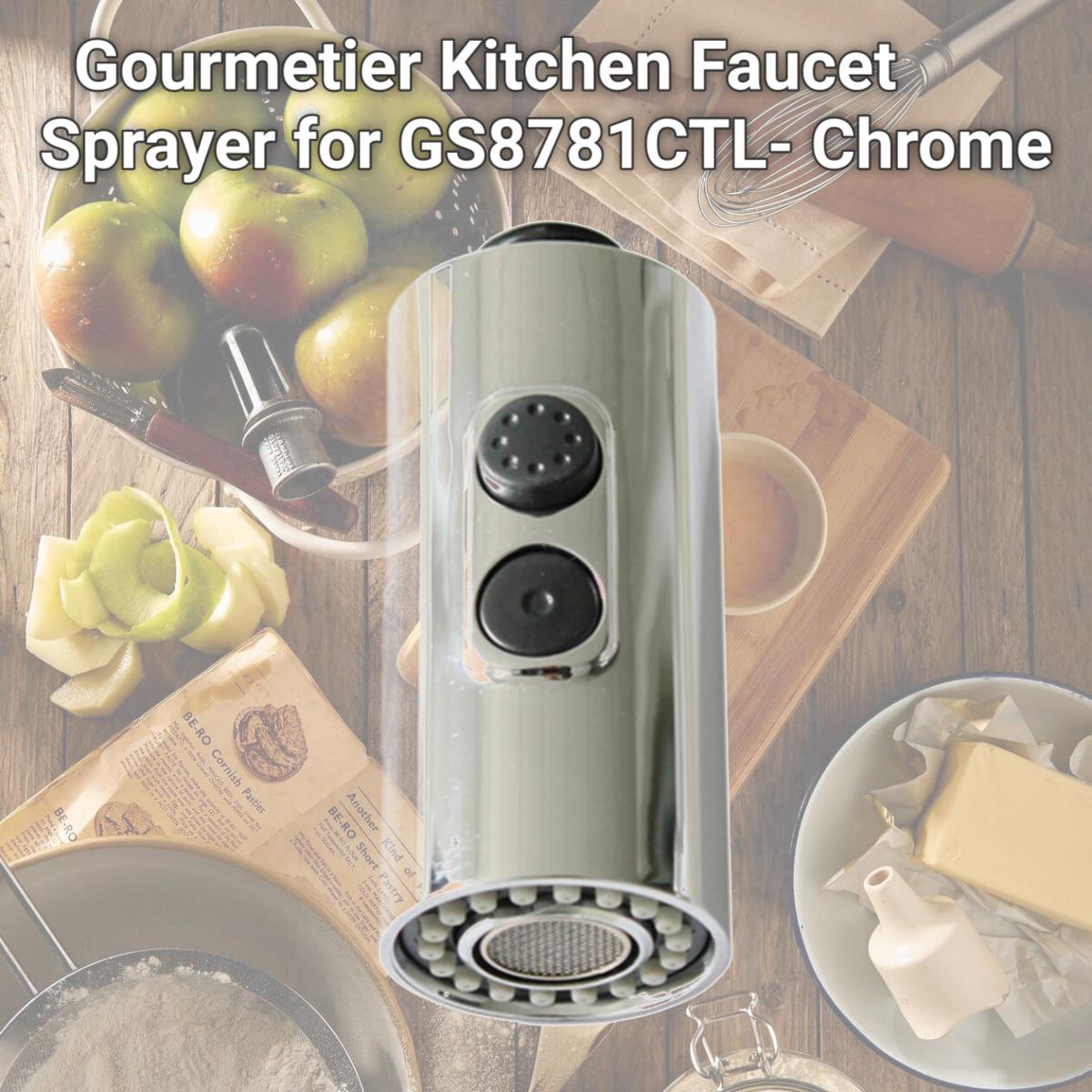Picture of Kingston Brass KDH8701 Gourmetier Kitchen Faucet Sprayer for GS8781CTL- Chrome