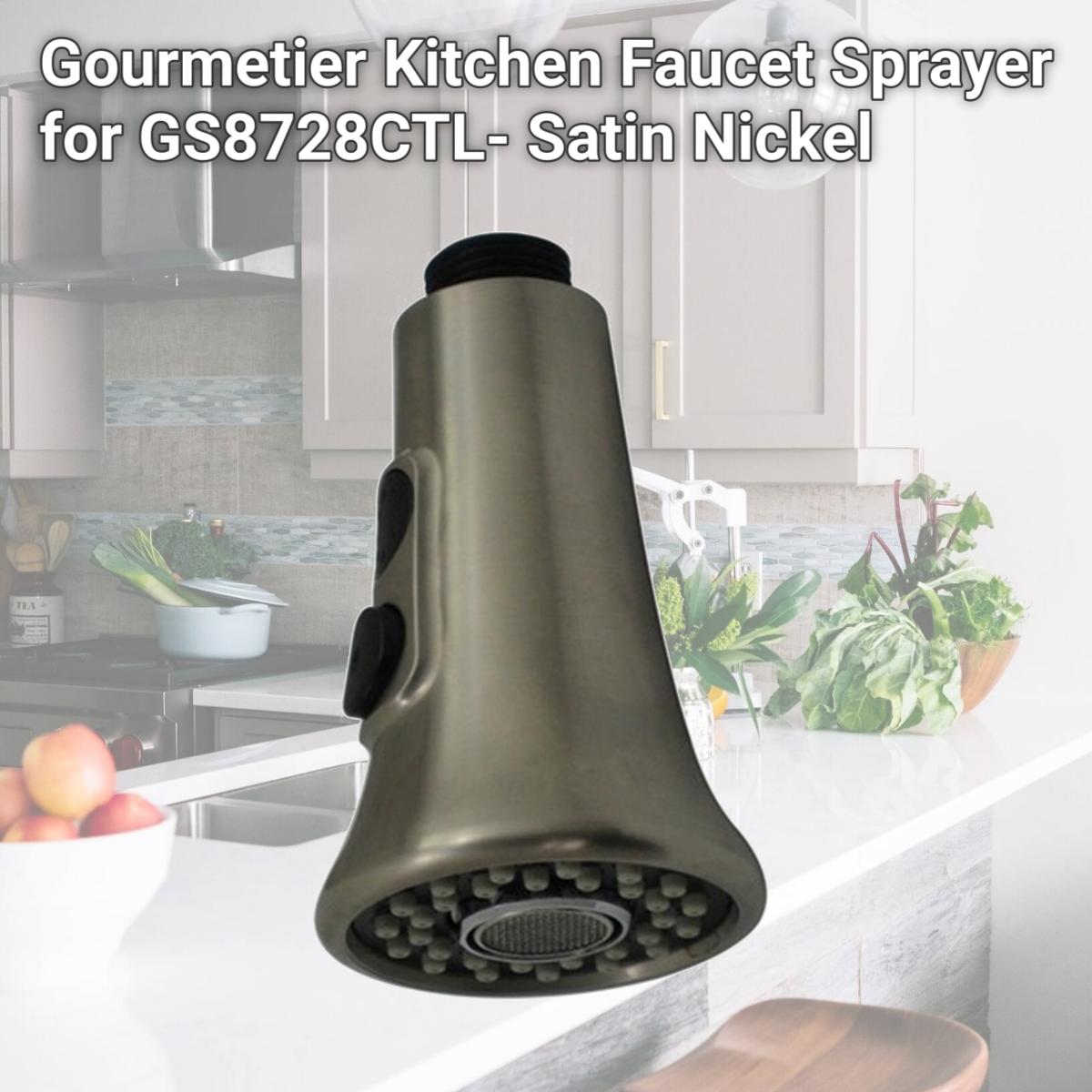 Picture of Kingston Brass KDH8728 Gourmetier Kitchen Faucet Sprayer for GS8728CTL- Satin Nickel
