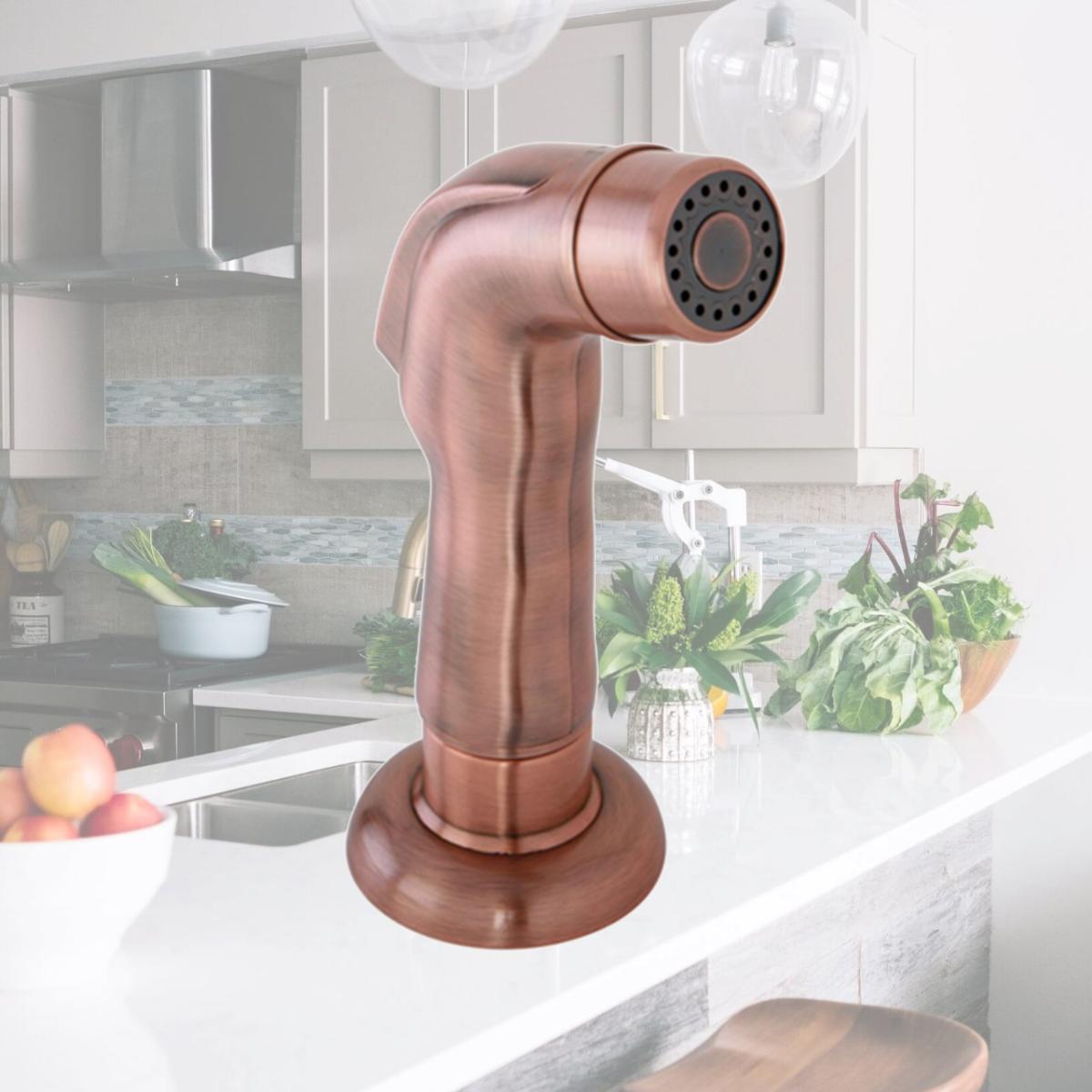 Picture of Kingston Brass KBS796SP Gourmetier Kitchen Faucet Sprayer for KB795- Antique Copper