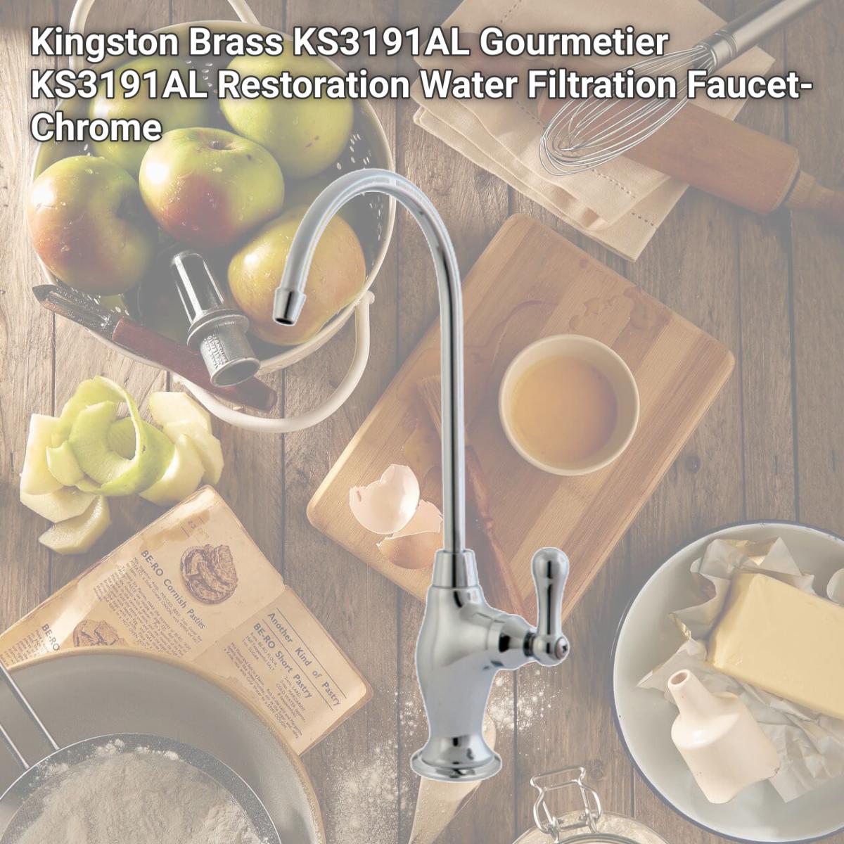 Picture of Kingston Brass KS3191AL Gourmetier KS3191AL Restoration Water Filtration Faucet- Chrome