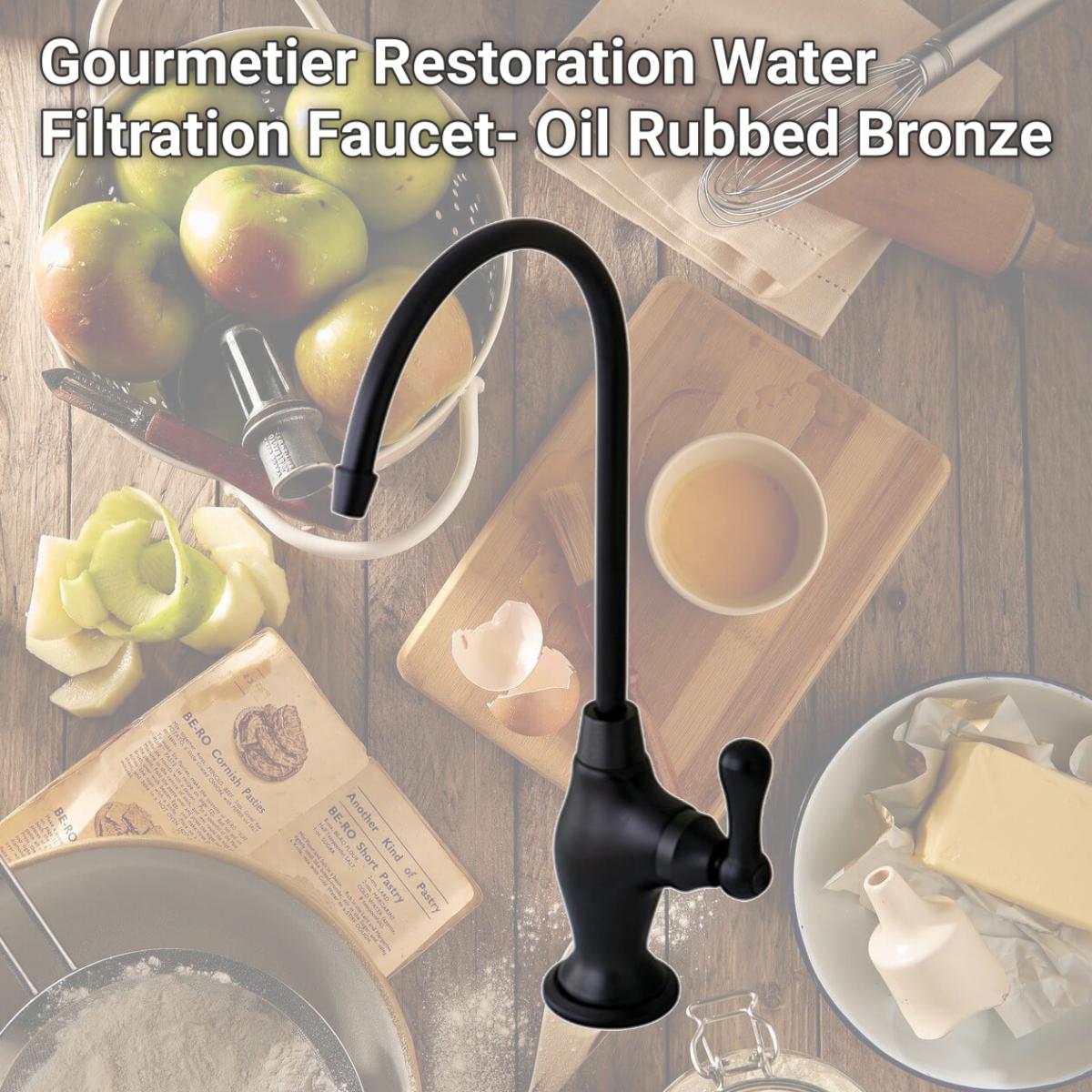 Picture of Kingston Brass KS3195AL Gourmetier Restoration Water Filtration Faucet- Oil Rubbed Bronze