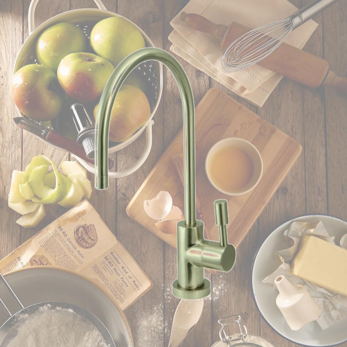 Picture of Kingston Brass KS8198DL Gourmetier Concord Water Filtration Faucet- Satin Nickel