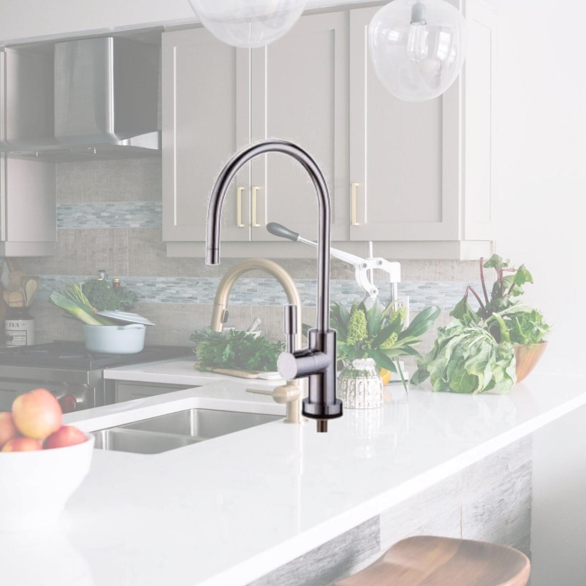 Picture of Kingston Brass KS8191DL Gourmetier Concord Water Filtration Faucet- Chrome