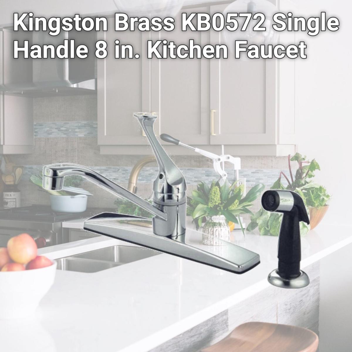 Picture of Kingston Brass KB0572 Single Handle 8 in. Kitchen Faucet