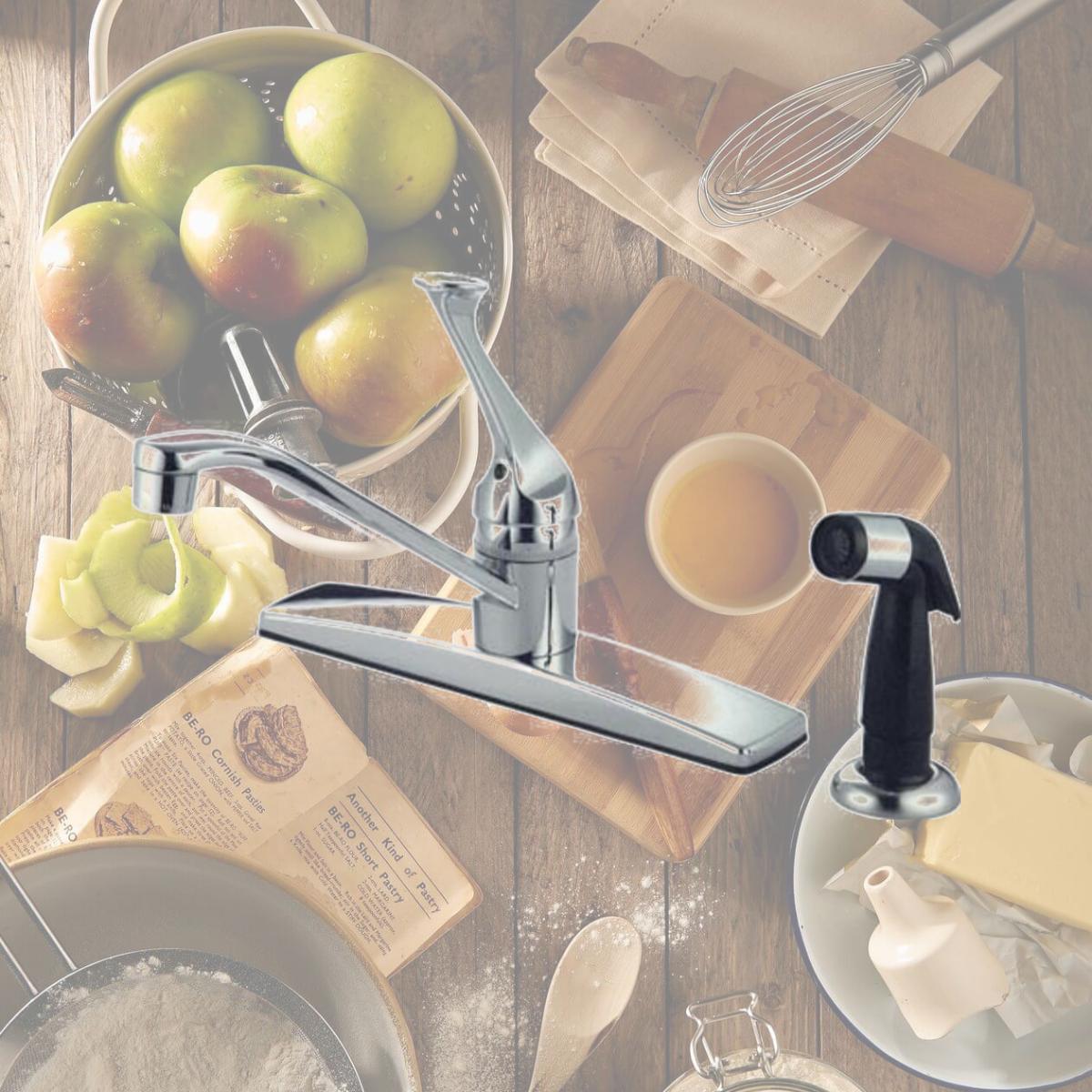 Picture of Kingston Brass KB0572 Single Handle 8 in. Kitchen Faucet