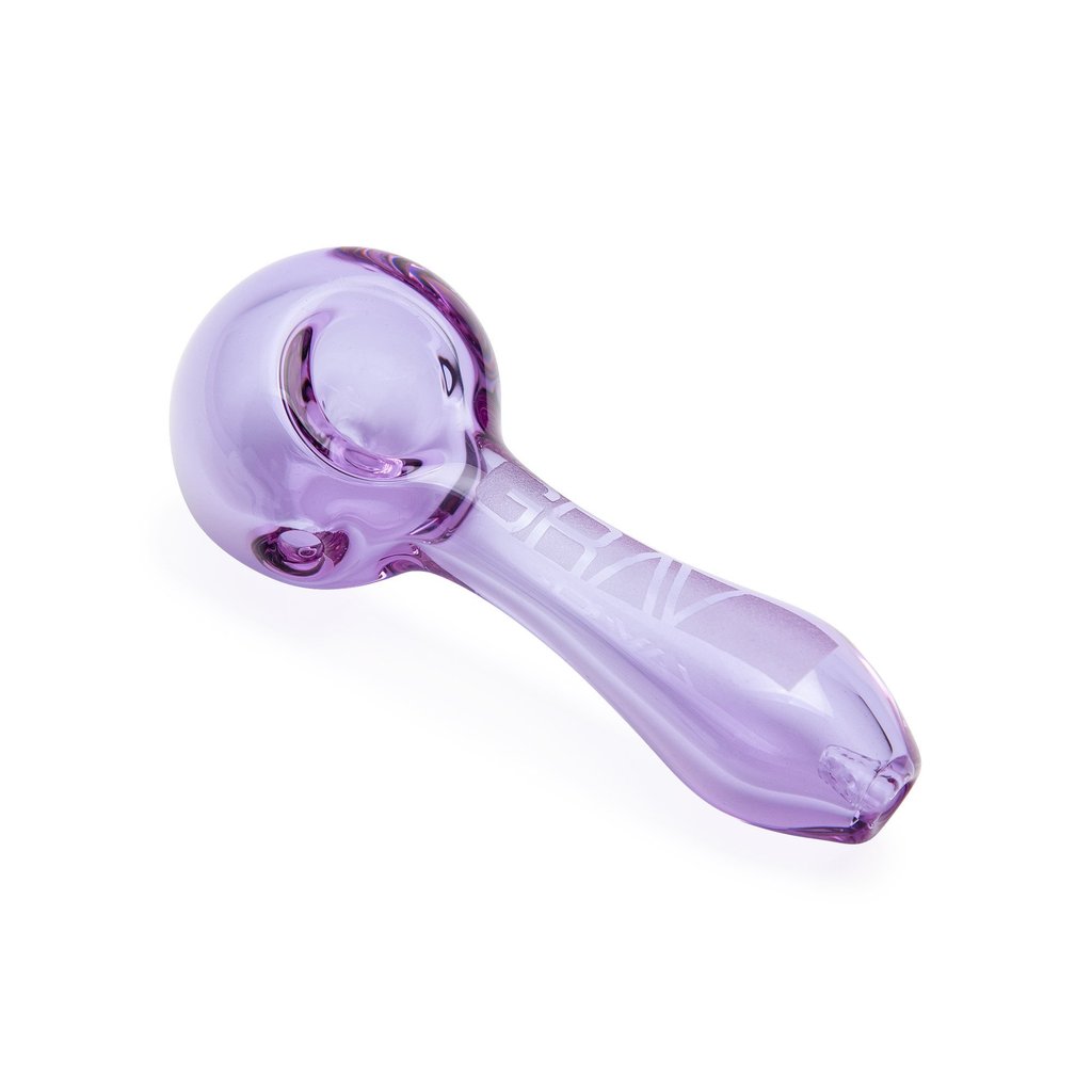 4 In. Frit Bowl Spoon Pipe - Purple