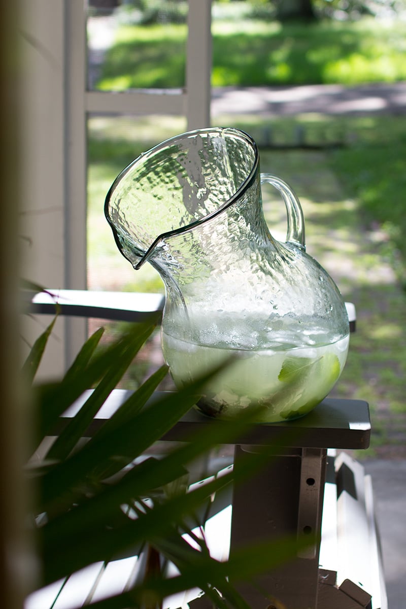 UPC 723472008359 product image for CV424 8 x 12 in. Glass Tilted Pitcher - Large | upcitemdb.com
