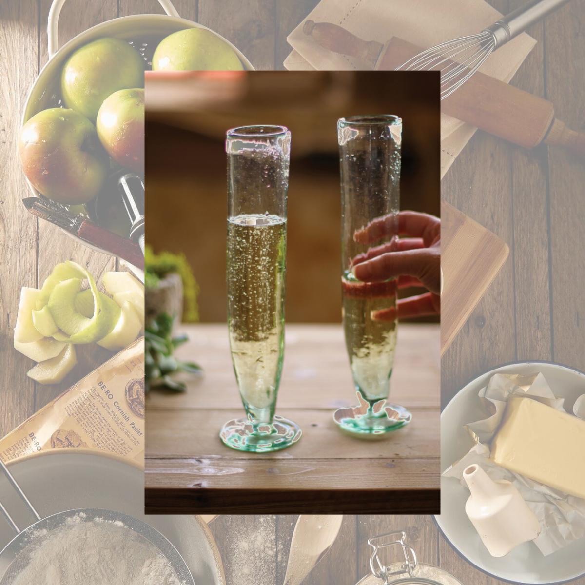 Picture of Kalalou CRL5749 2.5 x 10 in. Tall Recycled Champagne Flute - Case of 6