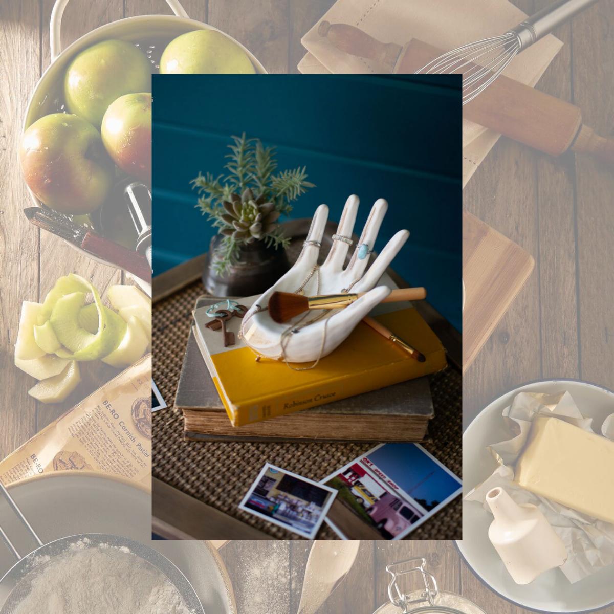 Picture of Kalalou CDV2060 Ceramic Hand Ring Holder
