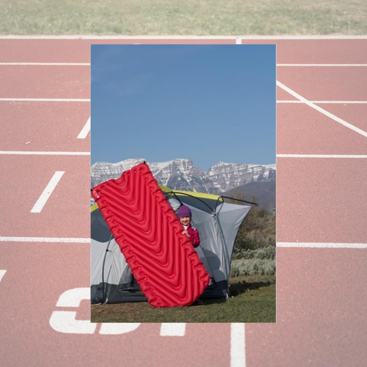 Picture of Klymit 06LIRd01D Insulated Static V Luxe Air Mattress&#44; Red & Grey - X-Large