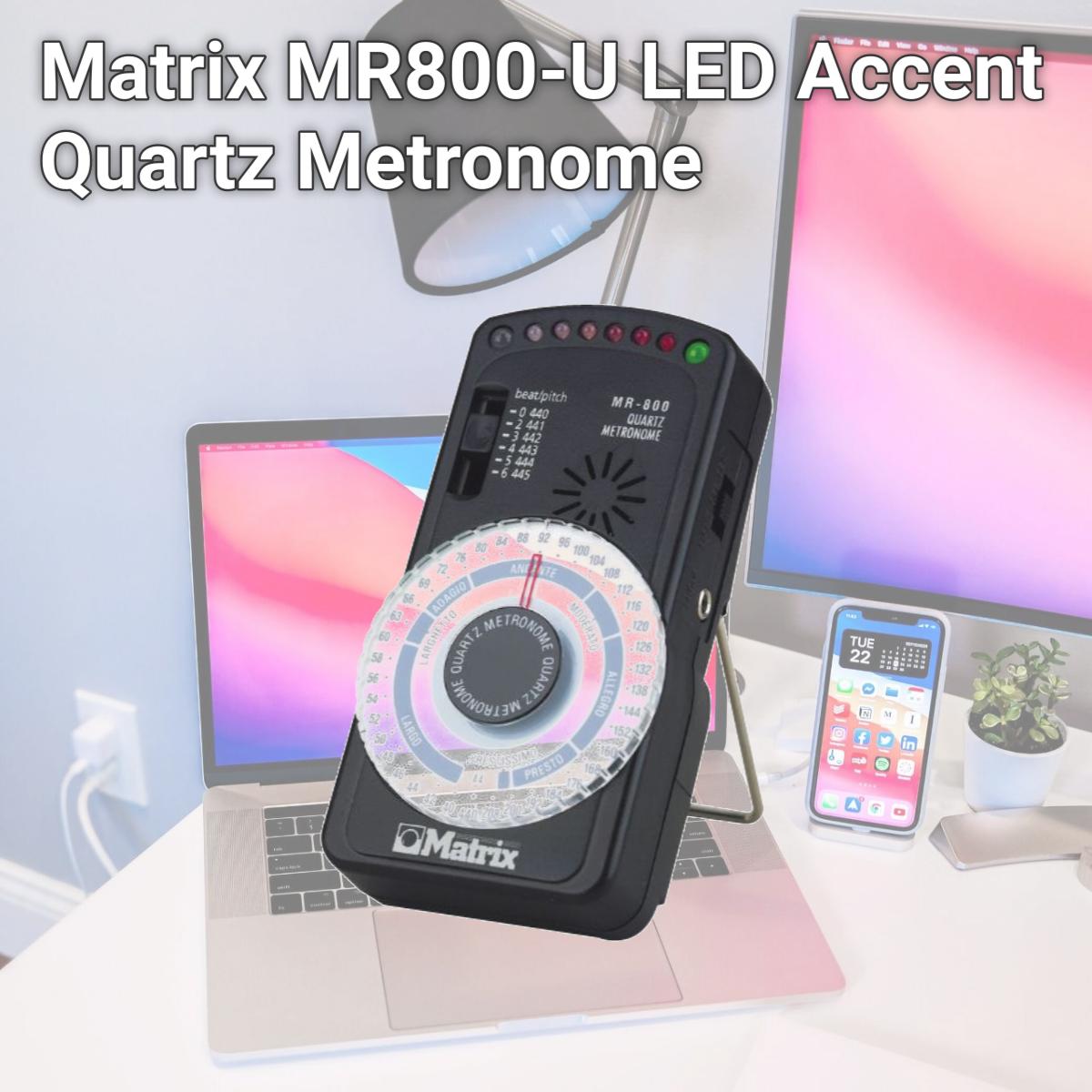 Picture of Matrix MR800-U LED Accent Quartz Metronome