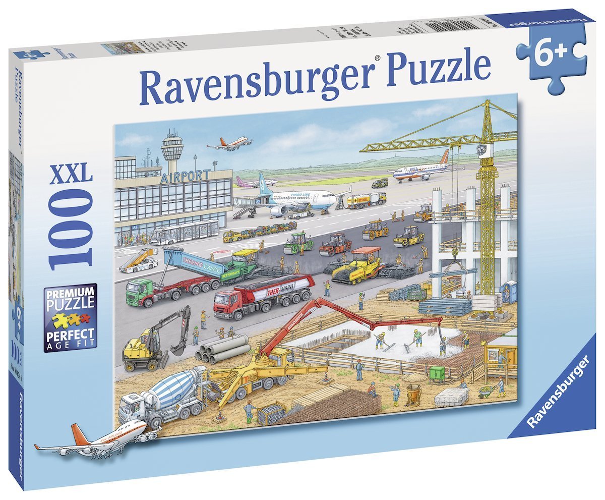 30364745 Construction At The Airport - 100 Piece Puzzle