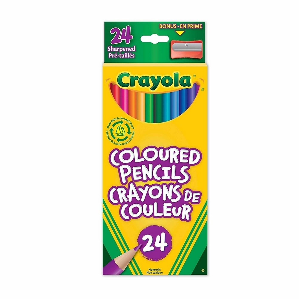 Crayola 30364640 24 Colored Pencils Creative Tool For Kids