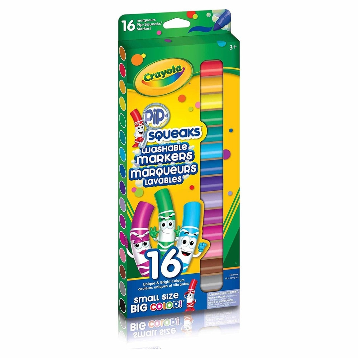 Crayola 30363945 16 Pip-squeaks Broad Line Washable Markers