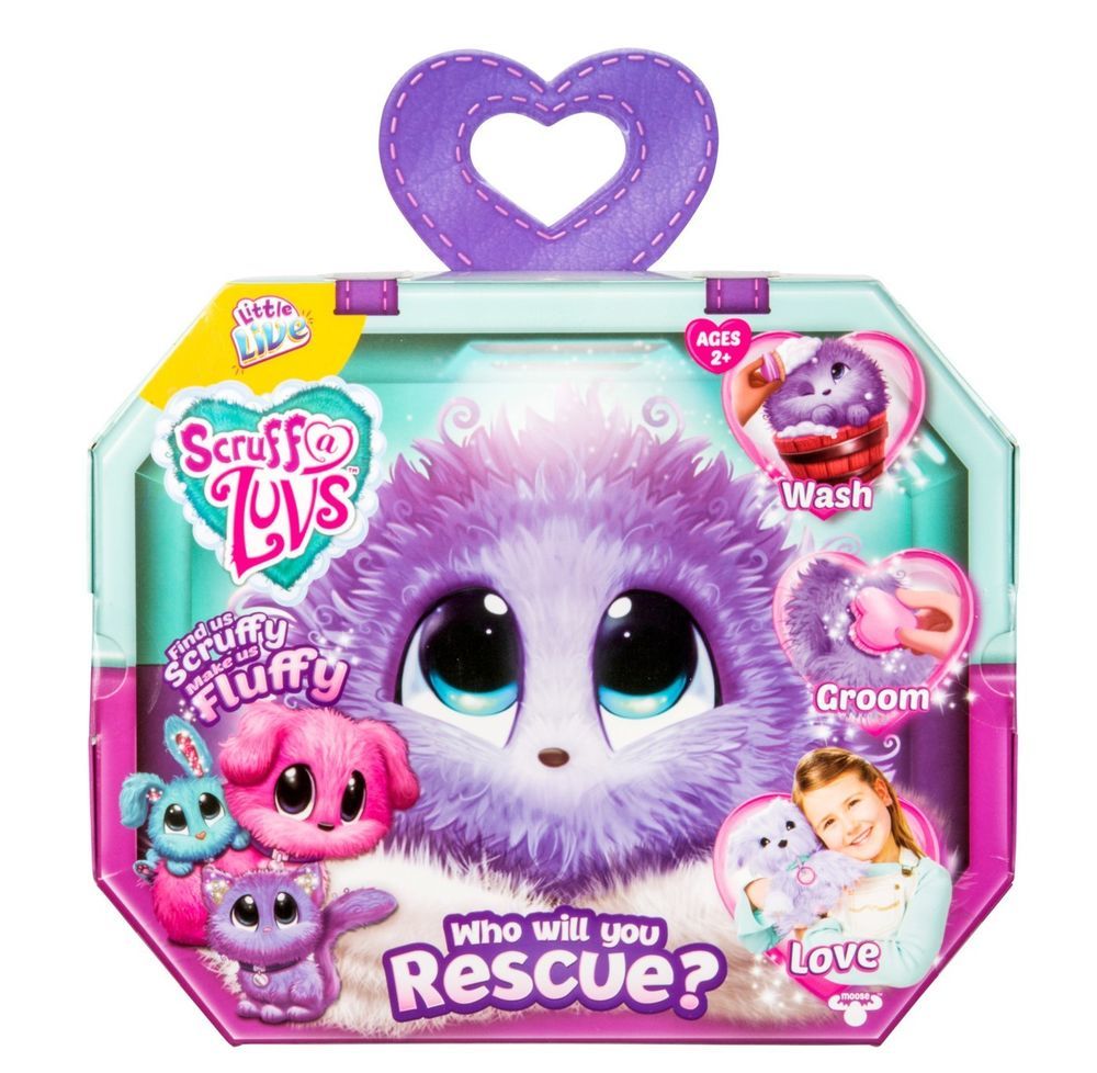 30368070 Lilac Scruff A Luvs Soft Toy - Purple
