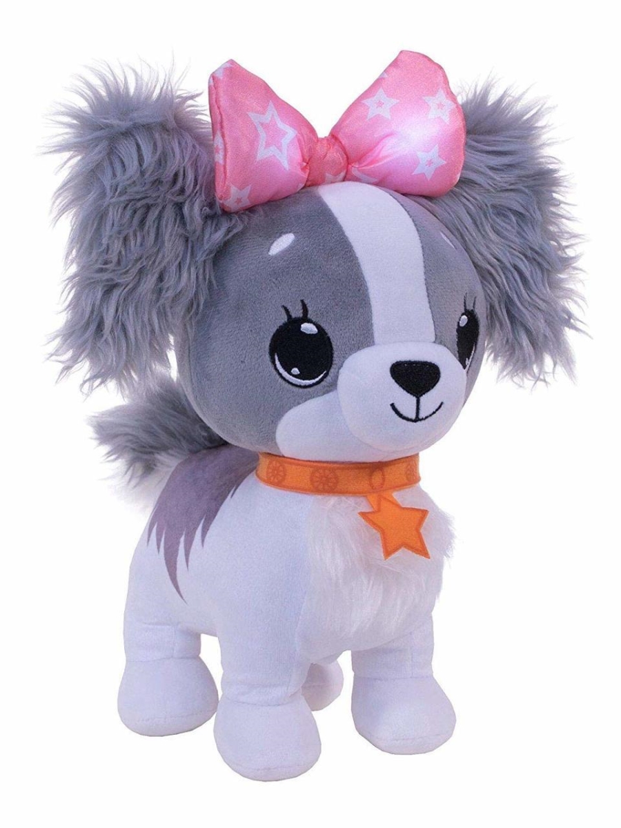 30369600 Glow Plush Cavalier Puppy, Grey