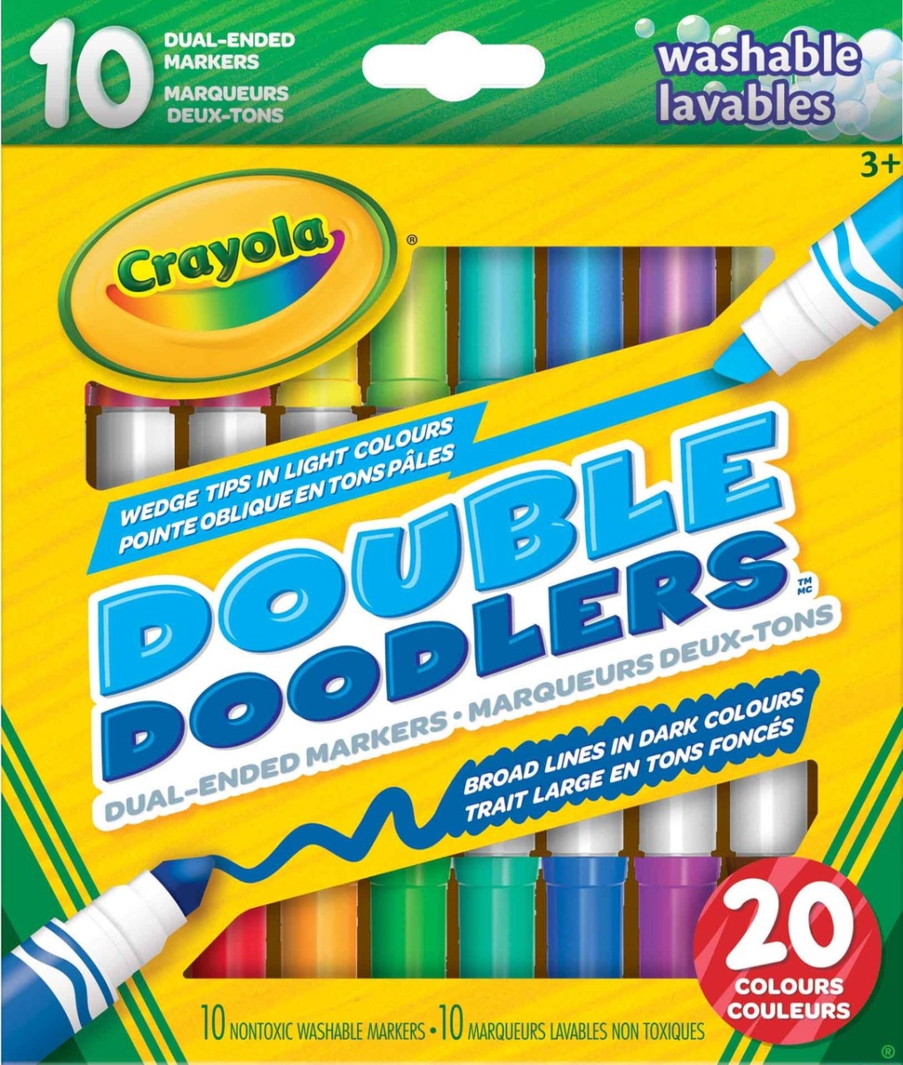 Crayola 30370295 Double Doodlers Markers - 10 Count